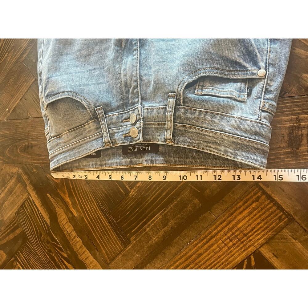 Judy Blue Wide Leg Crop Jeans Stretch Denim Women 9/29 JB88616 Summer Preppy - Picture 5 of 13